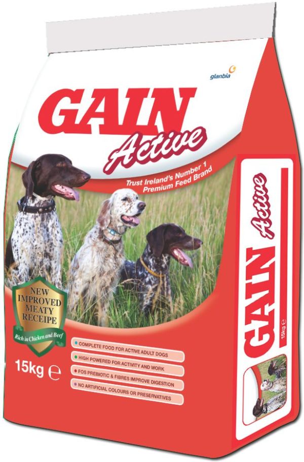 GAIN Active Dog Food 15kg